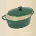 Esmalte ferro fundido Cookware caçarola Tamanho 32X26X12cm